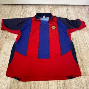 Barcelona red and blue football / soccer jersey size medium